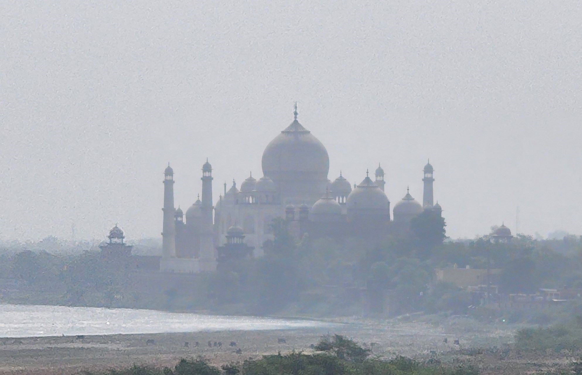 Taj from yamuna view
