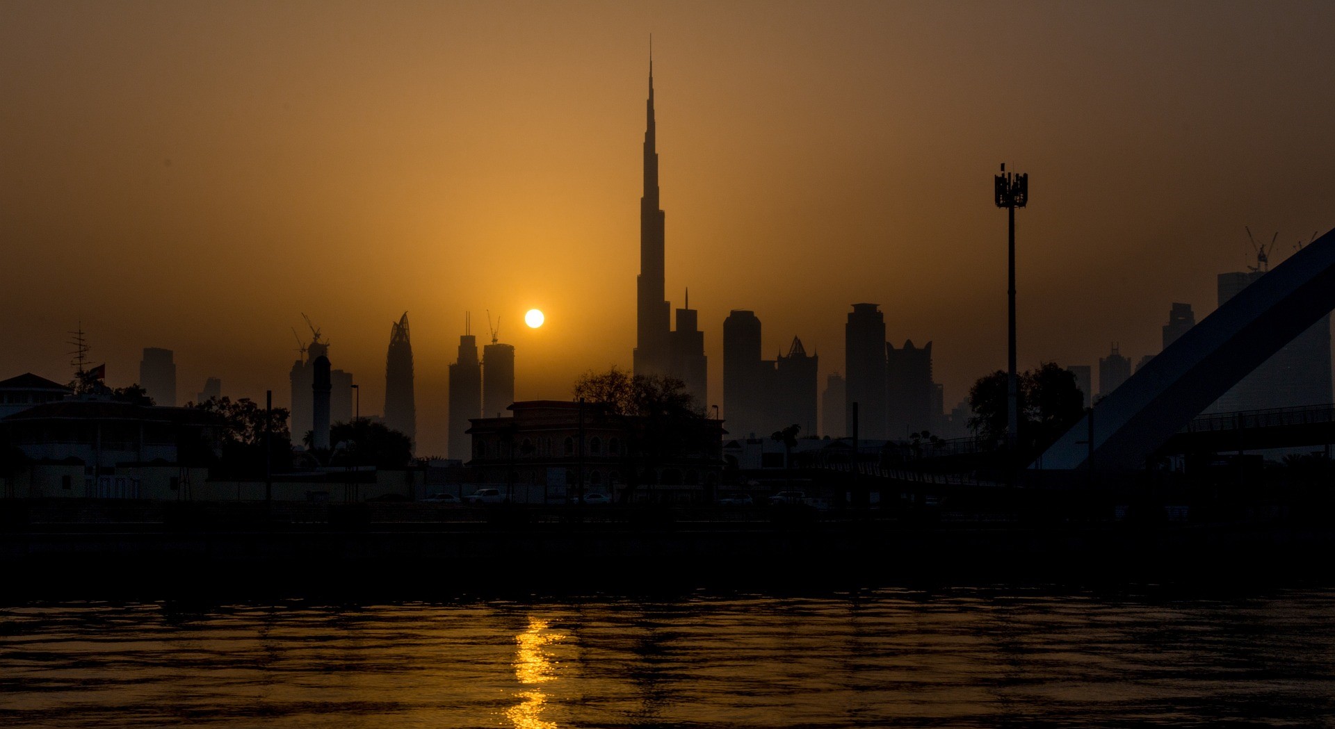 Burj Khalifa at night