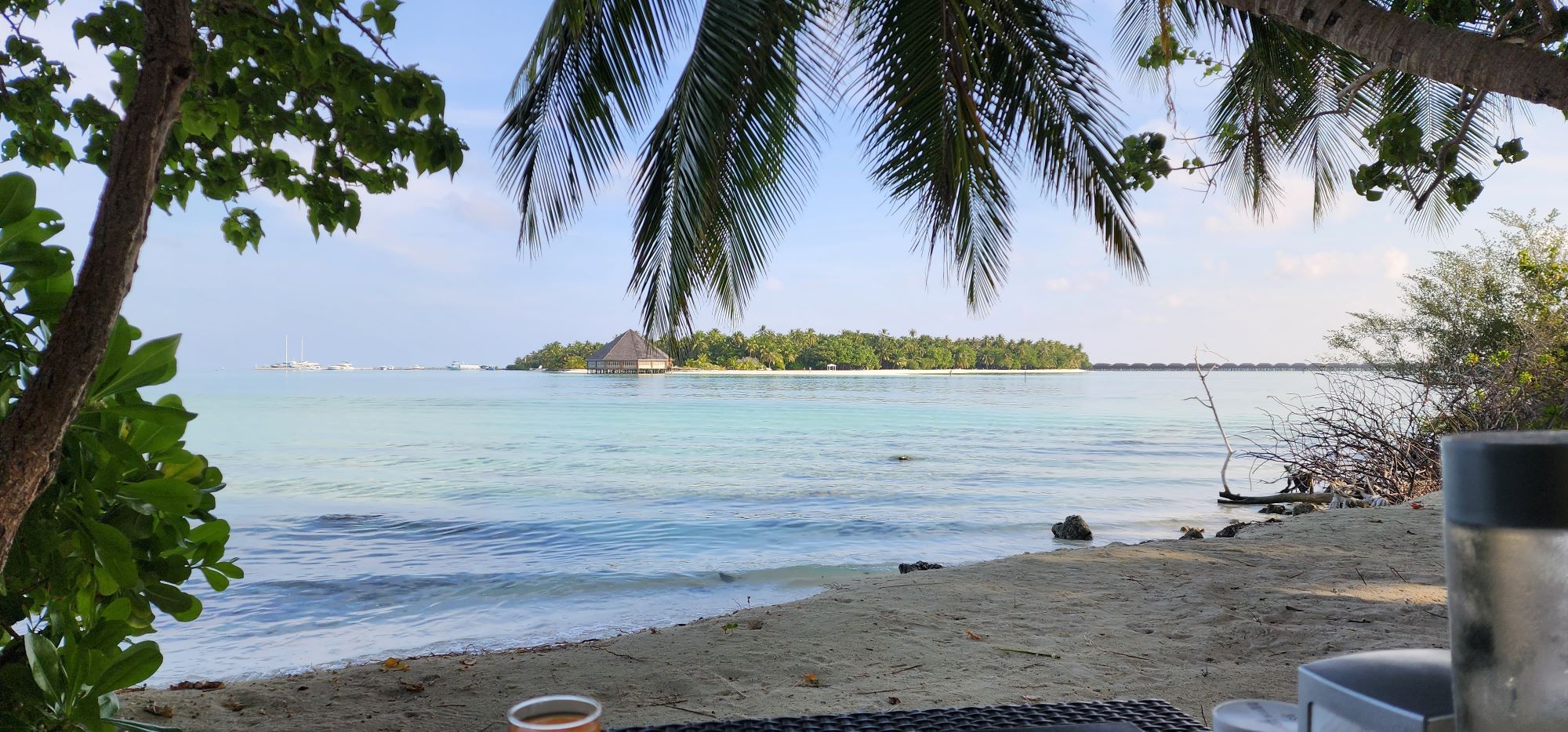 northern beach overlooking meru